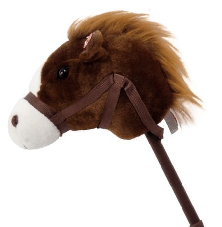 plush horse stick