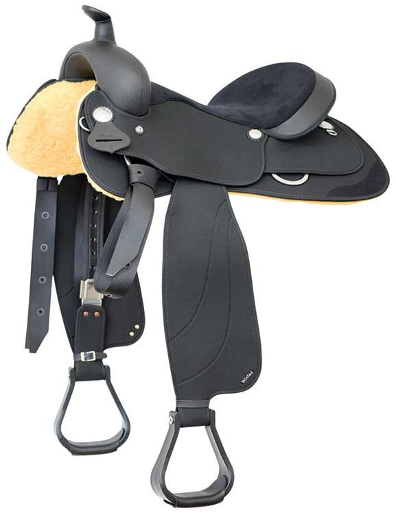 synthetic western saddle