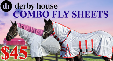 Derby House Combo Neck Fly Sheets - $45