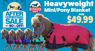 Rugged Ride Heavyweight Pony & Mini Blankets $49.99