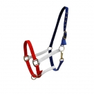 Showman Red, White, And Blue Adjustable Nylon Halter