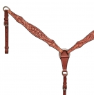 Cody Pro Vintage Tooled Shaped Breast Collar