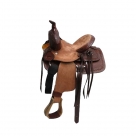 Buffalo Saddlery Youth Hard Seat Working Style Saddle - 10 Inch