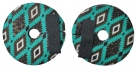 Neoprene Bit Guard - Teal Aztec Leopard