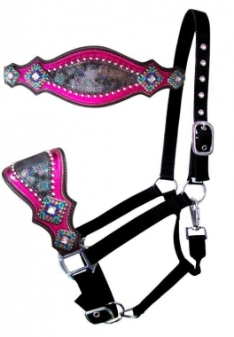 Custom Made Louis Vuitton LV Print Bronc Nose Halter