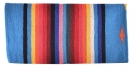 Showman 32 x 64 Acrylic Top Saddle Blanket With Serape Stripes