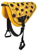 Showman Sunflower Design Bareback Pad