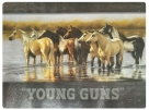 Young Guns Tempered Glass Cutting Board