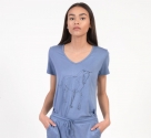 Chestnut Bay Dream On V Neck Short Sleeve Tee - Horse Study