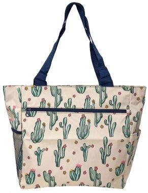 large tote bag with compartments