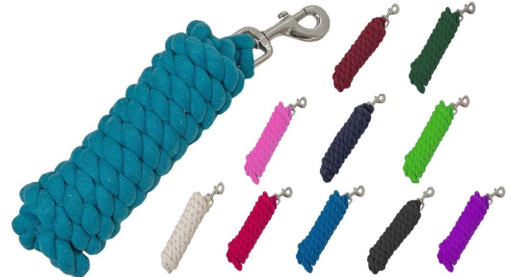 Silver Crown Rope Lead Paracord with Clip • TackNRider