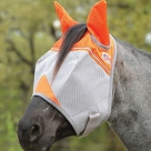 Cashel Animal Rescue Orange Crusader Fly Mask With Ears