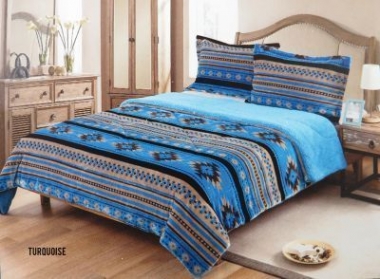 Showman Couture Borrego Southwest Design Queen Size 3 Pc Comforter