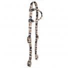 Showman Nylon Cow Print One Ear Headstall