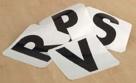 Self Adhesive Dressage Letters - R, S, V & P