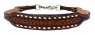 Rugged Ride Deluxe Leather Padded Wither Strap - Tooled and Buckstitched
