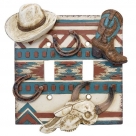 De Leon Collections Texmex Double Switch Cover