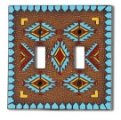 De Leon Collections Pecos Double Switch Cover