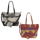 Western Weekend Southwest Tote Bag with Matching Wristlet