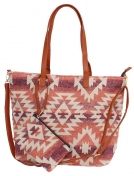 Western Weekend Southwestern Tote Bag with Matching Wristlet