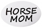 Horse Mom Oval Sticker Decal