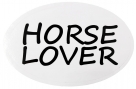 Horse Lover Oval Sticker Decal