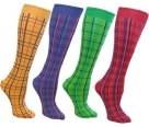 WOW Highland Plaid Knee Socks