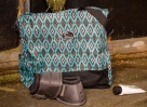 Everything Equine Tote Bag - Teal Aztec Leopard