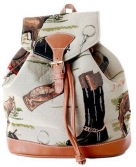English Horse Tapestry Backpack