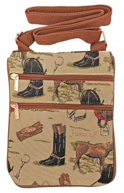 Animal Tapestry Barrel Handbag