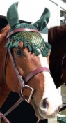 Crocheted Fly Bonnet - Horse Size