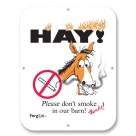 Fergus The Horse-Please Do Not Smoke Sign