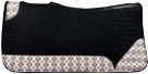 Rugged Ride Felt Saddle Pad With Printed Overlay Wear Leathers - Southwest Diamond