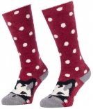 LeMieux Fluffy Character Socks - Razzle