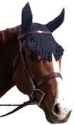 Fancy Crochet Fly Bonnet - Cob / Small Horse Size