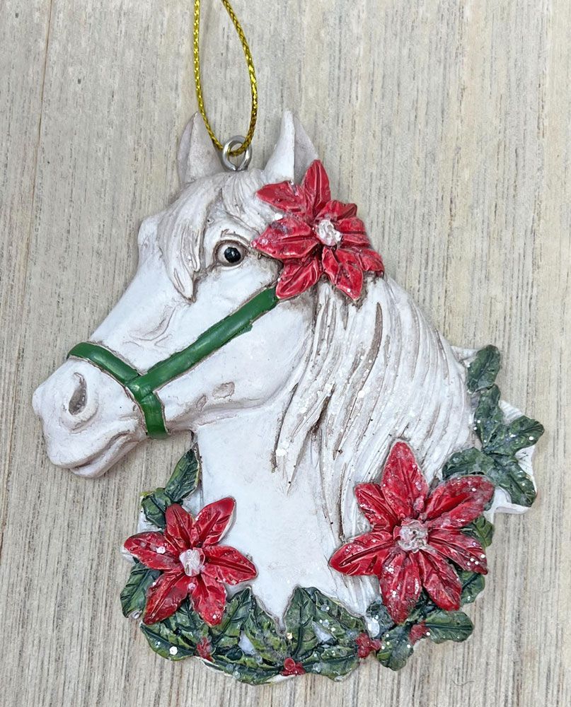 painted horse ornaments