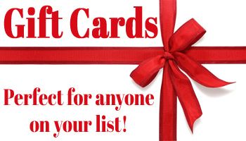 Gift Cards - It's not too Late!