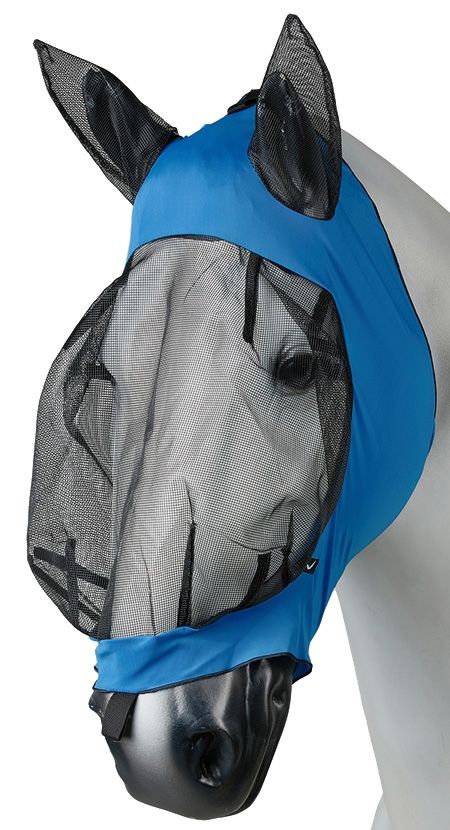 Super Fly Long Nose Mask - Grey/Teal – Ovation Riding
