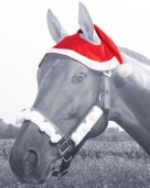 Tough-1 Holiday Horse Santa Hat