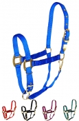 Hamilton Deluxe 1 Inch Adjustable Nylon Halter With Snap - Draft Horse