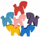 Horse-Shaped Sponge - 6 Pack