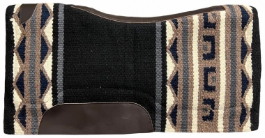 Rugged Ride 34 x 36 Wool Blend Contoured Felt Saddle Pad - Harmony ...