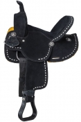 King Series Youth/Pony Stratford Suede Barrel Saddle - 10 Inch