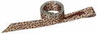 Weaver Leopard Patterned Poly Tie Strap with Holes