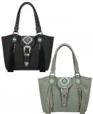 Montana West Aztec/Buckle Collection Concealed Carry Tote
