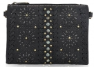 Montana West Laser Cut Collection Convertible Clutch/Wristlet With Whipstitch And Studs