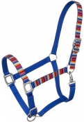 Tough-1 Adjustable Nylon Halter with Serape Printed Overlay