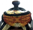 Showman Tiger Print Insulated Pommel/Horn Bag