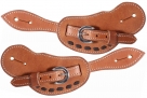 Professionals Choice Leather Buckstitch Buckaroo Style Spur Straps