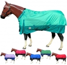 Rugged Ride 600 Denier Waterproof Turnout Blanket - Adjustable Neck -  Medium Weight - 200 Gram fill